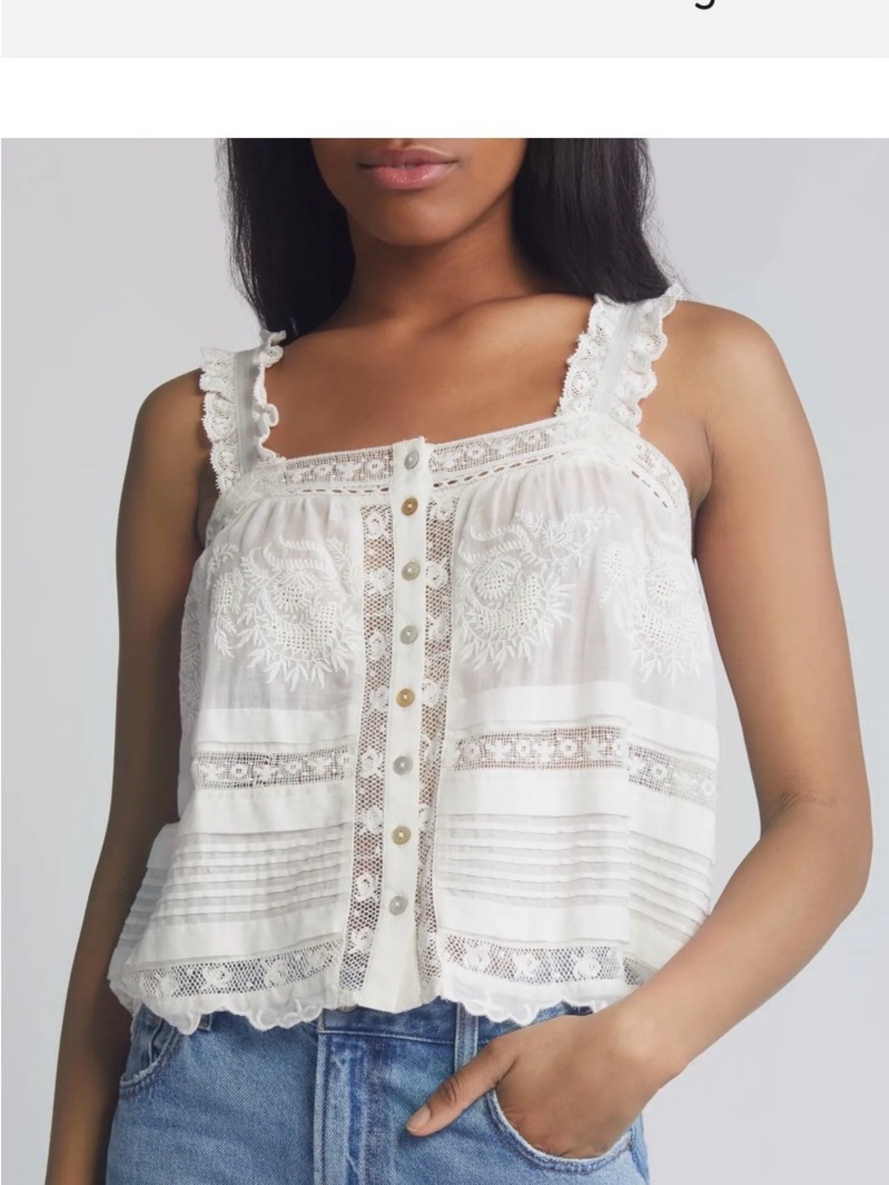 Loveshack fancy sully top